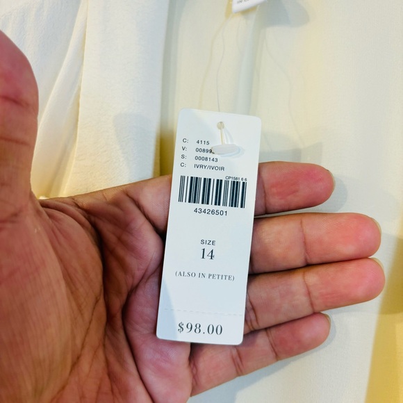 ETT: TWA Unstructured by Anthropologie Wrap Cropped Blazer Jacket New - Picture 4 of 8